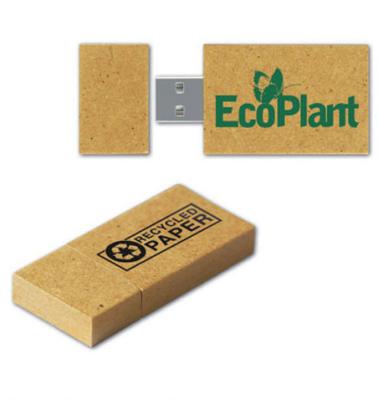 China Promotion Eco Friendly Paper USB Flash Drives With Custom Made Logo for sale