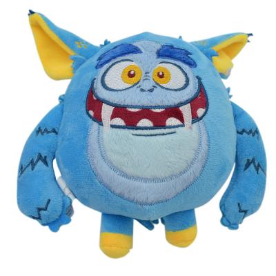 China Custom Made Plush Toy Plush Monster Spielzeug mit Stickern Logo zu verkaufen