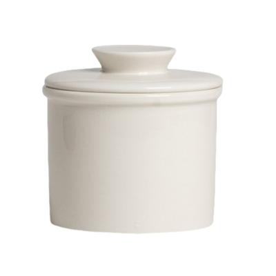 China 350ml 12oz Creative Embossed Ceramic Butter Bell With Custom Branding Gloss Finish for sale