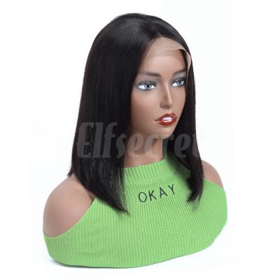 China Wholesale Straight Hair Lace Frontal Wig In Bob Cut Straight Brazilian Human Hair Short Bob Wigs Ready To Ship Lace Frontal Wig for sale