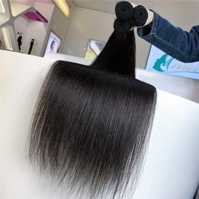 China Wholesale Cheap 100% Natural Straight Hair Product Cuticle Aligned Raw Indian Straight Virgin Hair Bundle Hair Extension for sale