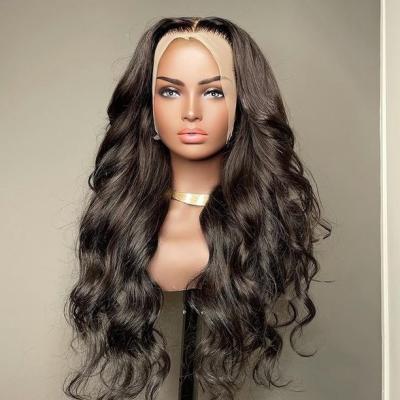 China Mink Brazilian Human Hair Hd Cheap Unprocessed Straight Body Wave Full Lace Front Wig For Black Women Glueless Lace Front Wig Seller for sale