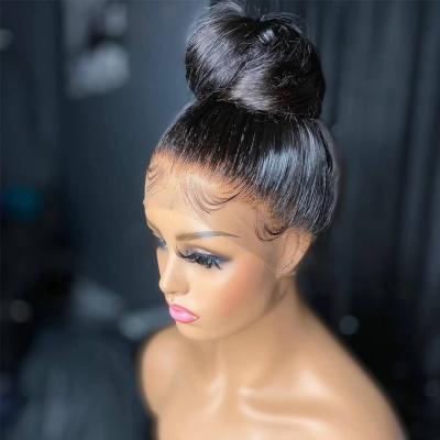 China Hd Lace Front Wigs Seller Cheap Straight 360 Full Virgin Brazilian Hair Transparent Frontal Wigs For Black Women Lace Front Wigs for sale