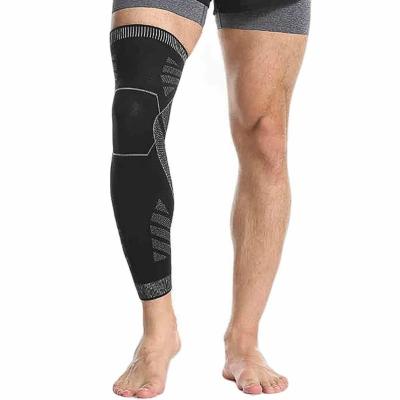 China 2PCS Breathable Adjustable Elasticity Awesome Compression Long Sleeves Long Knee Pad Leg Warmers For Men Women Basketball Arthritis Retraining Sports for sale