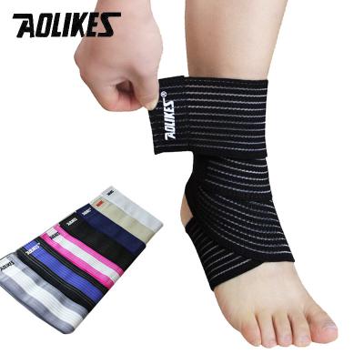 China High Quality Ankle Support 1pcs Performance Brace Basketball Spiral Wrap Ankle Volleyball Bandage Orotection Adjustable Elastic Bands for sale