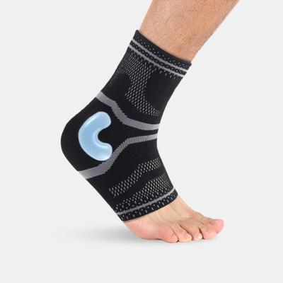 China Awesome Professional Performance Support Compression 1PC Ankle Bandage Sleeves Sports Ankle Chains Injury Protector Fitness Ankle Brace Straps for sale