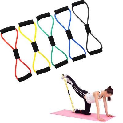 China Goods 8 Word Chest Expander Resistance Bands Elastic Bands For Fitness Elastic Band Fitness Equipment Expander Workout Gym for sale