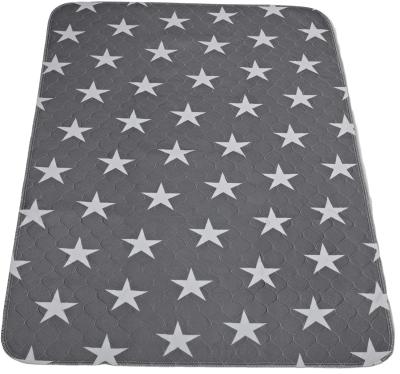 China Custom Made Reusable Incontinence Printed Absorbent Bed Pad Washable Underpad for sale