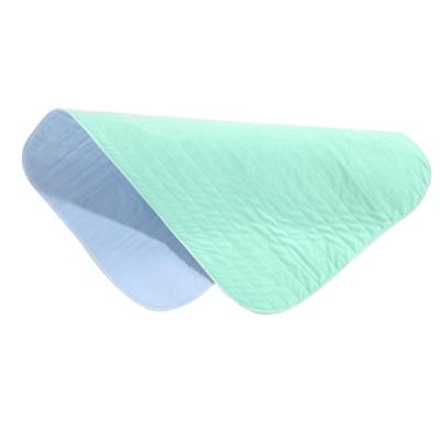 China Adult Incontinence Plain Weave Under Pad Medical Blue Reusable Nursing Adults Pad Diaper Changing Mat for sale