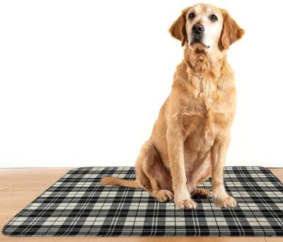 China Viable Washable Dog Pee Mat Puppy Training Urine Mat Puppy Pads Pads Reusable Dog Potty Pee Pad for sale