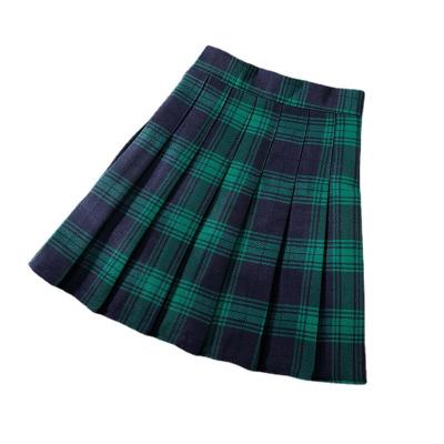 China School Dry Cleaning Summer Mini Skirt Women's Casual Slim Waist Button Fashion High Waisted Tennis A-Line Pleated Cute Girl Quilting Short Skirts for sale