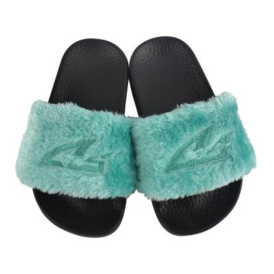 China Brand Fashion Greatshoe Slide Sandals Kids Winter Outdoor Waterproof Breathable Fur Slippers Klids Slipper for sale