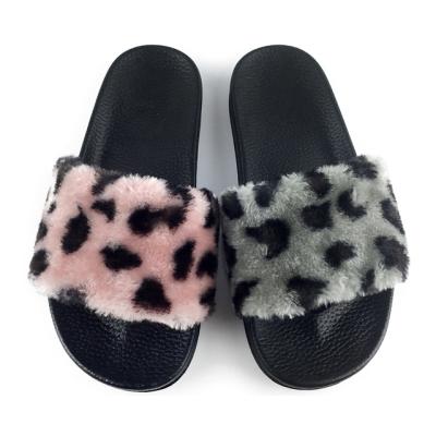 China CUSHIONING Wholesale Greatshoe Fur Slippers For Women, Fur Slippers Women, Custom Made Faux Fur Slipper Sandal Ladies Slippers for sale