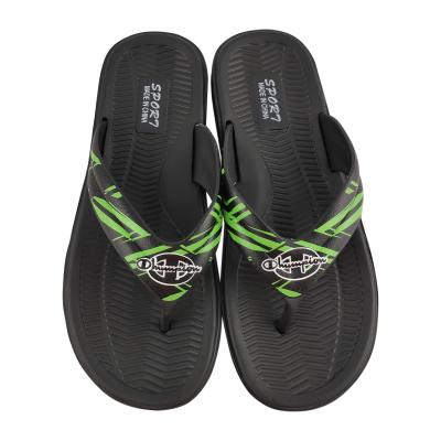 China Fashion Trend Greatshoe Cheap Flat Colorful Elastic Thicken Breathable Unique Flip Flops Plastic Eva Slipper Men Slipper for sale