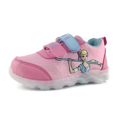 China Greatshoe Flat Led Light Children Shoe Cartoon LED Kid Shoes Kids Sport Casual Shoes Sneaker For Girl for sale