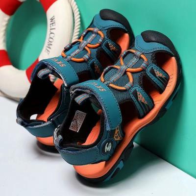 China Latest design flat platform little boys school shoes high quality logo sandals kids casual bedroom slippers sandals for sale