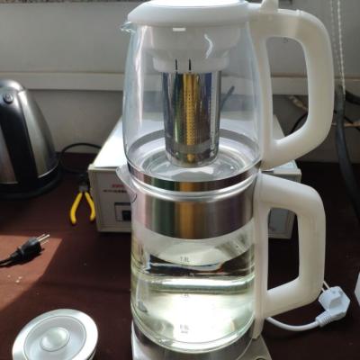 China New Low Rotation Electric Kettle 1.8L Glass Electric Kettle With Imperial Water Boiling 360 Degree SUS304 Tea Maker Home Appliances Best Electric Kettle for sale