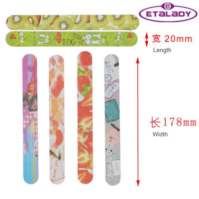 China Care Emery Board Nail File Wholesale Custom Printed Professional Beauty Manicure for sale