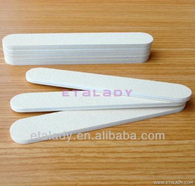 China Hotselling 80/80 White or 100/100 Mini Beauty Manicure Grit Nail File Care for sale