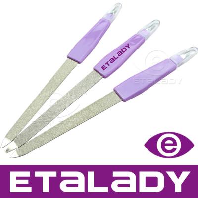 China Beauty Care Manicure Tool Carbon Steel Nail File Diamond Steel for sale