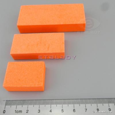 China EMERY Etalady Orange Nail File Buffers, Thin Nail Buffer Block for sale