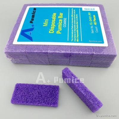 China Foot Pedicure Disposable Mr. Pumice Stone Pedicure Pumice Bar Purple for sale