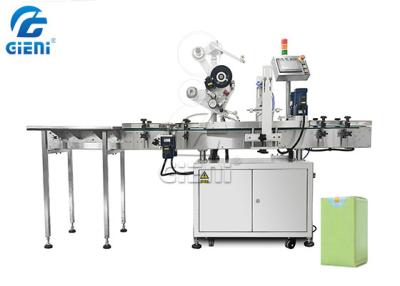 China Single Side Box Corner Labeling Machine 400pcs/Min Automatic Box Label Applicator for sale