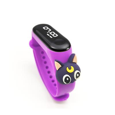 China Cute Doll New Date 2022 Automatic Waterproof Cartoon Sports Couples Electronic Watch for sale