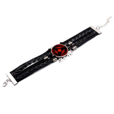 China 2022 TRENDY Jewelry Alloy Leatherette Bangle Luxury Handwoven Anime Bracelet for sale