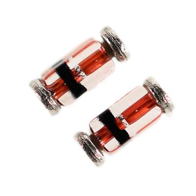 China Free Samples Glass SMD LL-34 (SOD-80/Mini-MELF) 75V 150mA Hermetically Sealed High Speed ​​Switching Diode General Purpose LL4148 for sale