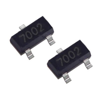 China Load Switch for Mobile Devices HOT SALE 0.115A 60V 2N7002 SOT-23 SMD NPN PNP MOSFET Transistor for sale