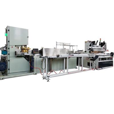 China Hotels High Tension Elephant Roll Rewinding Making Machine Garage Roll Tissue Paper Slitting Machine for sale