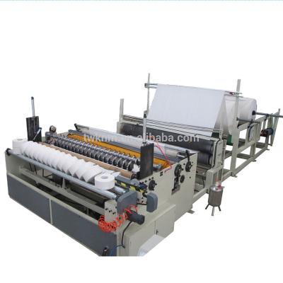 China Small Recycled Hotels Toilet Paper Making Machine Price for sale