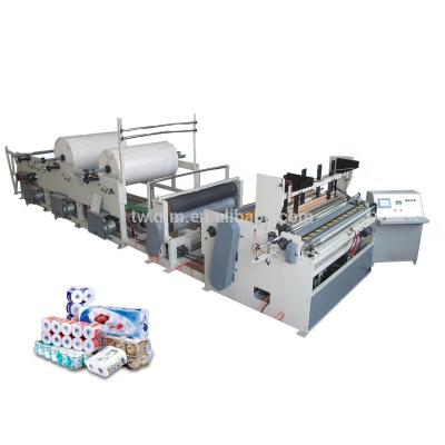 China JN-FJ-II Small Roll Toilet Paper Machinery Tissue Paper Production Line Small Products Manufacturing for sale