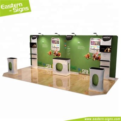 China Quick Portable New Product Aluminum Trade Show Fair Set Up Fold Up 10x20/20x20 Feet Trade Show Booth for sale