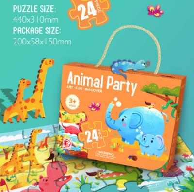 China 2022 New Amazon Safe Popular Educational Toys Kids Learning Brain Game Jigsaw Puzzle for sale