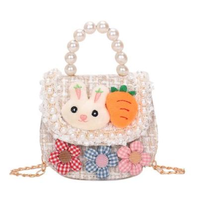 China The Other Tote Little Girl Small Coin Handbags Mini Crossbody Cute Girls Pearl Pocket Party Purse Gift 2022 New Kids Purses and Purses for sale