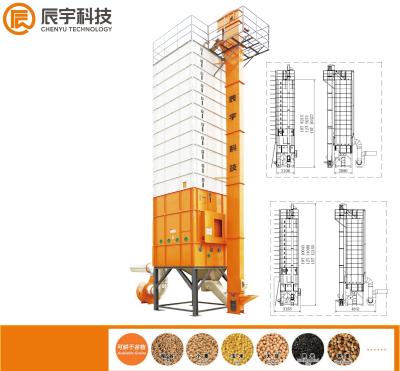 중국 승인되는 배치 유형 커피 건조기 기계 3800 KG 수동 점화 ISO 14001 판매용