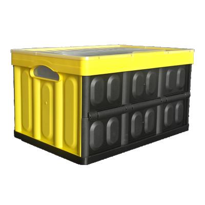 China Collapsible Plastic Box Storage Food Box Solid Solid Wall Crates for sale