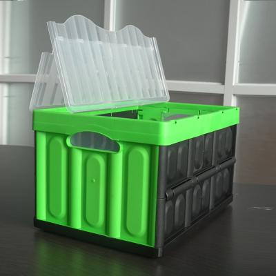 China Solid Colored Collapsible Heavy Duty Box Warehouse Industrial Plastic Container for sale