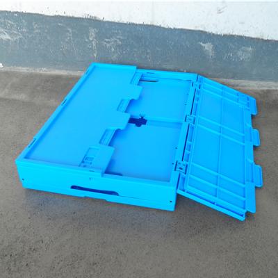 China Large Materials Plastic Stackable Storage Containers Crate Recycled Logistic Box Use In Relocation Business for sale