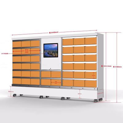 China Cold-rolled Galvanized Steel Sheet OEM / Custom Metal Lockers Outdoor Smart Electronic Locker ODM Parcel Locker for sale