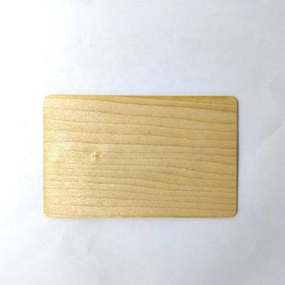 China Environment Friendly Retail sale packing 8 types wood waterproof nfc rfid 213 business smart chip card for sale