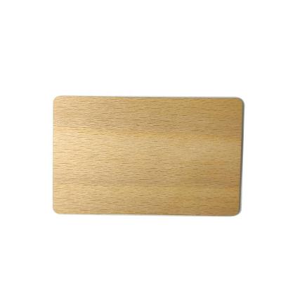 China Environment Friendly Support write/encrypt/lock programming smart 213 nfc chip 8 types wood rfid card for sale