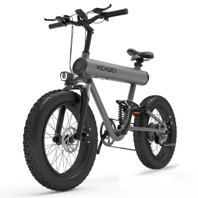 China Aluminum alloy high power 500W/750W/1000W e bikes 20 inch fat bike cycle /Mountain /city e bike fat tire for sale