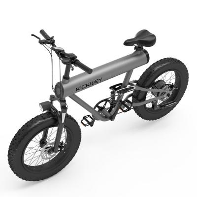 China Mid Drive Electric Bike Aluminum Alloy Aluminum Alloy Bike Motor 48V 500W/750W/1000W Fat Tire With Pedals for sale