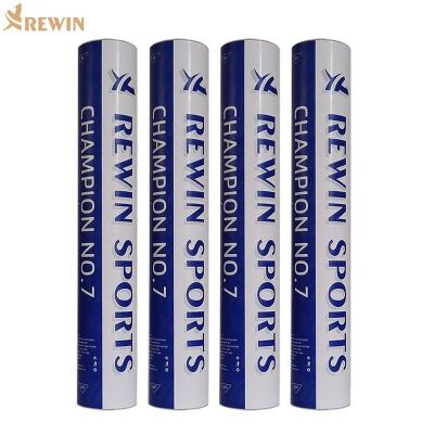 China C7 international tournament factory wholesale high quality durable goose feather shuttlecock badminton birdies for club training for sale