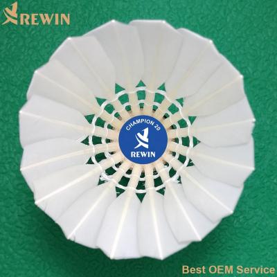 China Tournament professional training badminton shuttlecock international CHAMPION NO.20 for sale