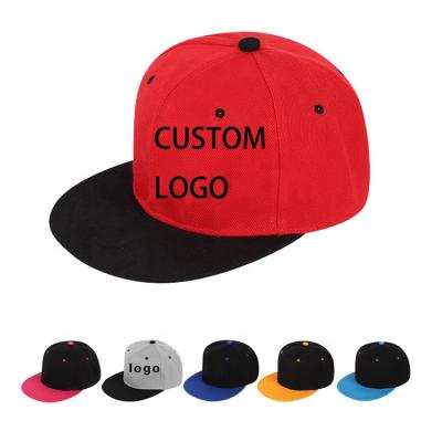 China Custom Copy JOINT Logo Two Tone Design Your Own 3D Embroidery Snapback Baseball Gym Cap Hat for sale