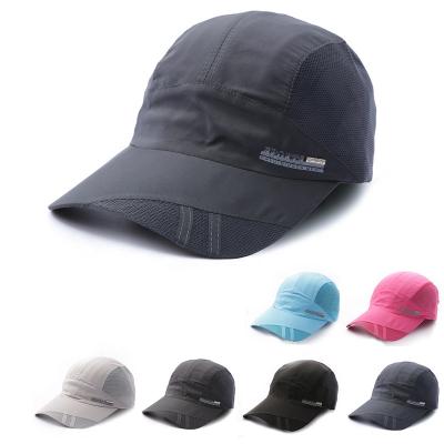 China COMMON Wholesale Mesh Outdoor Sports Running Fast Quick Dry Baseball Cap for sale